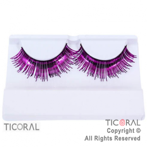 PESTA�AS VIOLETA METALIZADAS HS3633-5 x 1